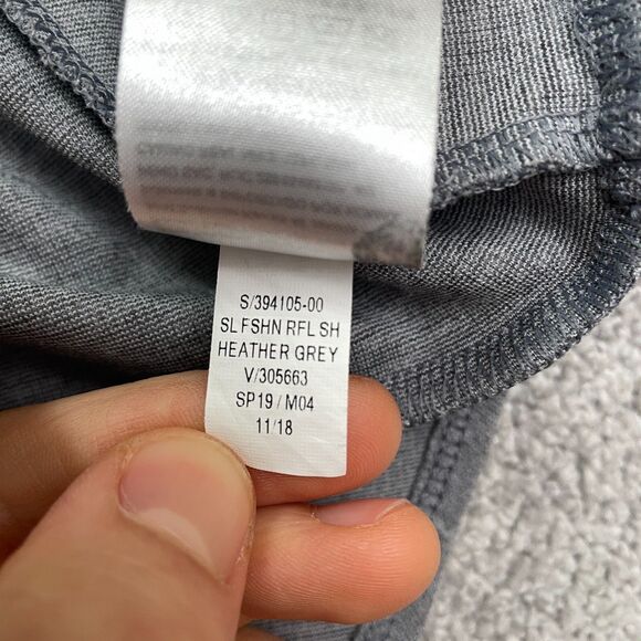 Old Navy Flutter Ruffle Sheath Dress Womens Large Gray Ponte Knit Stretch Work - Picture 5 of 13